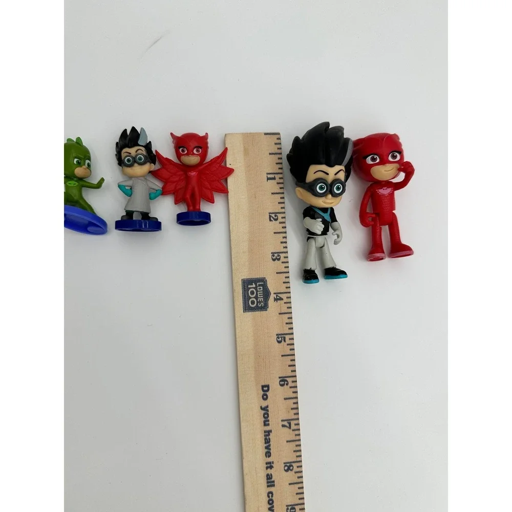 PJ Masks Action Figures Kids Toy Lot Gekko‎ Owlette Romeo Night Ninja Multicolor